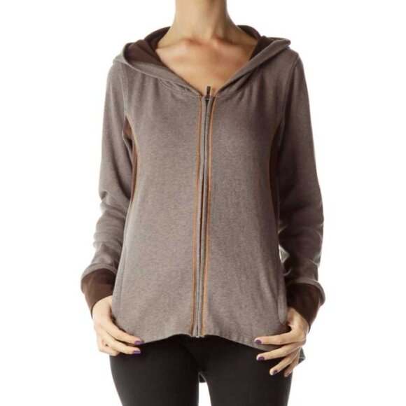 Columbia Jackets & Blazers - Columbia Brown Hooded Zip Up Jacket